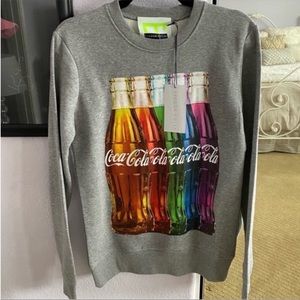 NWT Rare Fyodor Golan Graphic Print Designer Pullover Sweater Size XS
